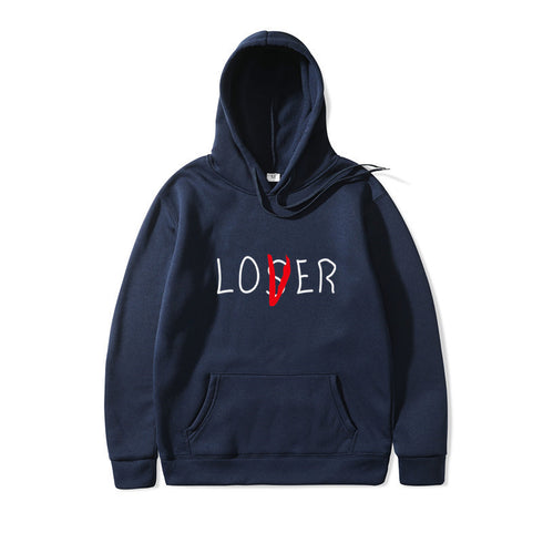Lover Printed Men Hoodie